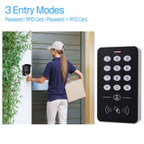 YiToo Door Access Control System Kit RFID Keypad + Power Supply + Electric 180KG Magnetic Lock Strike Door Locks for Home Safe