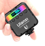 RGB Video Lights Mini LED Camera Light 2000mAh Rechargable LED Panel Lamp Photo Video Lighting  for Youtube Tik tok
