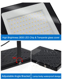 LED Flood Light AC220V 50W 100W 150W 200W Black Shell IP66 Waterproof LED Spotlight Garden Street Gate Wall Floodlights