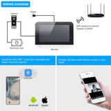 Wifi 2/3/4/6 Screens Units Apartment Video Intercom with HD Call Button Doorbell Camera Tuya Rfid Keys APP Open Door