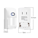 433MHz Wireless Pet Immune Infrared Detector Alarm Below 25kg Animal Ultra Low Power Consumption Battery Works Over 2 Years