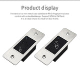 Metal Waterproof Outdoor Use Embedded Biometric Fingerprint Access Controller Standalone RFID Card Door Access Control System