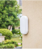 16W 20W Outdoor LED Wall Lamp Garden Porch Surface Mounted Oval Sconce Bathroom Moistureproof Ceiling Light 110V 220V