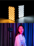 Compact Video Light with Display Screen Diffuser Mini Camera RGB Light Smartphone Selfie Lighting 3100mAh