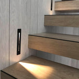 3W Recessed Led Stair Light AC85-265V Indoor IP20 Outdoor IP65 Corner Wall lights Stairs Step stairway Hallway staircase lamp