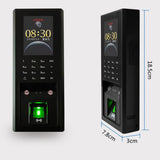 3000 Face 3000 Figners 2.8Inch LCD TCP/IP USB Biometric Fingerprint Face Access Control Device System Support 125khz RFID Card