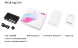 Compact Video Light with Display Screen Diffuser Mini Camera RGB Light Smartphone Selfie Lighting 3100mAh