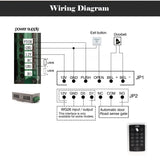 125KHz RFID Access Control Keypad EM Card Reader Door Access Control System Door Lock Opener Keyboard System