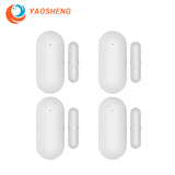 YAOSHENG PB68 Magnetic Sensors Wireless Door Detector Window Sensor WiFi App for 433MHz Home Security Detector Alarm System Kits