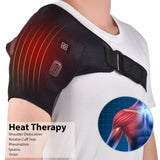 Electric Heating Massager Therapy Shoulder Pad Brace Pain Relief Support Brace Therapy Joint Injury Recovery Rehabilitation