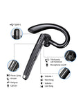 Bluetooth Earphones 5.1 Headphones Stereo Handsfree Noise Canceling Wireless Business Headset With HD Mic For All Smart Phones