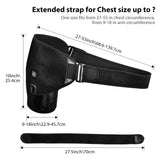 Electric Heating Massager Therapy Shoulder Pad Brace Pain Relief Support Brace Therapy Joint Injury Recovery Rehabilitation