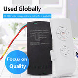 Universal Ceiling Fan Lamp Remote Controller Kit diy Smart Remote Adjust Speed timing ceiling fan Light Remote Control Switch