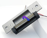 Original DC12V Stainless Steel Sturdiness Narrow Frame Fail Secure ANSI standard Electric Strike Lock electronic door lock