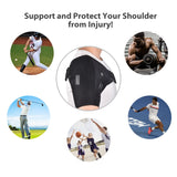 Electric Heating Massager Therapy Shoulder Pad Brace Pain Relief Support Brace Therapy Joint Injury Recovery Rehabilitation