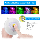 Floating Underwater Light RGB Submersible LED Disco party Light Glow Show Swimming Pool Hot Tub Spa Lamp Baby Bath Light