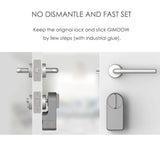 Bluetooth-compatible smart door lock can smart key/password /APP unlock with Tuya smart or smart life APP Electronic Lock