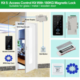 YiToo RFID Fingerprint Access Control System Door Lock, IP68 Fully Waterproof Electric Lock Set For Home Safe, Outdoor