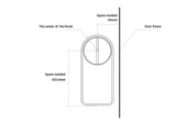 Bluetooth-compatible smart door lock can smart key/password /APP unlock with Tuya smart or smart life APP Electronic Lock