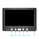7&#39;&#39; Video Door Phone Doorbell Intercom Entry System 12 Units Monitors +1000TVL IR Camera Doorphone for 12/10/8/4/6 Apartments