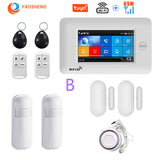 Smart Security Alarms For Home WIFI Wireless Home Alarm APP Remote Control Compatible With Alexa House Alarm Systems