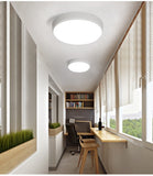 16W 20W Outdoor LED Wall Lamp Garden Porch Surface Mounted Oval Sconce Bathroom Moistureproof Ceiling Light 110V 220V
