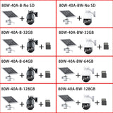 5MP 4G SIM Card Security IP Camera HD CCTV 30X Zoom Surveillance Cam With 80W Solar Panel 40A Rechargeable Battery CamHipro APP