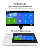 Wireless WIFI GSM Home Burglar Security Alarm System SMS Tuya Smart Life APP Control With 4.3Inch Touch Screen Alarm Kits