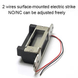 Original DC12V Stainless Steel Sturdiness Narrow Frame Fail Secure ANSI standard Electric Strike Lock electronic door lock