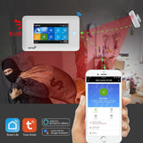 Smart Security Alarms For Home WIFI Wireless Home Alarm APP Remote Control Compatible With Alexa House Alarm Systems