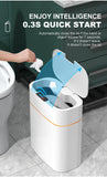 Hot Selling Kitchen Storage Box Trash Can Induction Small Car Box Automatic Smart Dustbin Smart Trash Bin