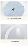16W 20W Outdoor LED Wall Lamp Garden Porch Surface Mounted Oval Sconce Bathroom Moistureproof Ceiling Light 110V 220V
