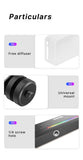 Compact Video Light with Display Screen Diffuser Mini Camera RGB Light Smartphone Selfie Lighting 3100mAh