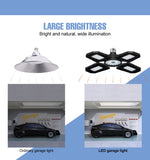 LED Garage Lamp 220V Floodlight E27 Light Bulb 200W 300W 400W Industrial Lighting Folding Warehouse Lampara Gym Ceiling Light