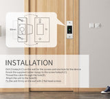 Metal Waterproof Outdoor Use Embedded Biometric Fingerprint Access Controller Standalone RFID Card Door Access Control System