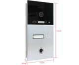 JeaTone 1.0MP Fingerprint IP SIP Doorbell Doorphone Call Panel for 1/2/3 Floors with IC Cards, Night Vision, Waterproof Function