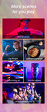 Compact Video Light with Display Screen Diffuser Mini Camera RGB Light Smartphone Selfie Lighting 3100mAh