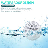 USB Rechargeable Submersible Swimming Pool Light RGB Led Night Light with Suction Cup RF Control Outdoor Garden Underwater Lamp