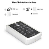 RFID Keypad Keyboard Access Control System Waterproof Cover Outdoor 10pcs EM4100/TK4100 Keyfobs Door Opener for Home Lock System