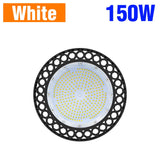 220V Lamp Garage Bulb UFO Lampara Led Spotlight 100W 150W 200W 240W Industrial Lighting Chandelier For Warehouse