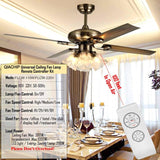 QIACHIP Wifi Fan Light Smart Switch Ceiling Fan Light Adjustable Fan Speed Controller for Alexa Google Home