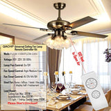 QIACHIP Wifi Fan Light Smart Switch Ceiling Fan Light Adjustable Fan Speed Controller for Alexa Google Home