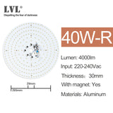 LED Lamp Chip SMD2835 Beads Smart IC 220V Input 6000K 4000K 7W 10W 18W 25W 36W 40W DIY Ceiling Source Light Board