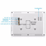 SmartYIBA 12 Units Video Intercom Apartment Door Phone System HD Camera 7&quot; Monitor video Doorbell with 2 pcs RFID Card Unlock
