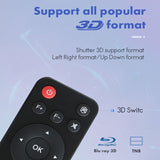 S5 HD 4K Real 3D DLP Projector with Zoom, Auto Keystone,Android 9.0 WiFi LED Smart Portable Proyector Bluetooth Airplay