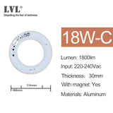 LED Lamp Chip SMD2835 Beads Smart IC 220V Input 6000K 4000K 7W 10W 18W 25W 36W 40W DIY Ceiling Source Light Board
