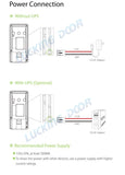2.4 Inch LCD Biometric WIFI Fingerprint Access Control Time Attendance System TCP/IP RJ45 Fingerprint Reader