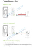 2.4 Inch LCD Biometric WIFI Fingerprint Access Control Time Attendance System TCP/IP RJ45 Fingerprint Reader