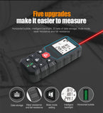 Mileseey Laser Distance Meter Electronic Roulette Digital Tape Rangefinder Level Bubble Trena Metro Range Finder Measuring Tools