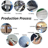 DGSUNLIGHT 100w 200w 12v portable Solar Panel Flexible 16V 800W plate CELLS Monocrystalline silicon